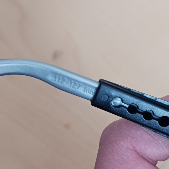 Pentax Eagle SAFETY EYEGLASS FRAMES  MATTE BLACK 112-127 mm - Picture 8 of 9